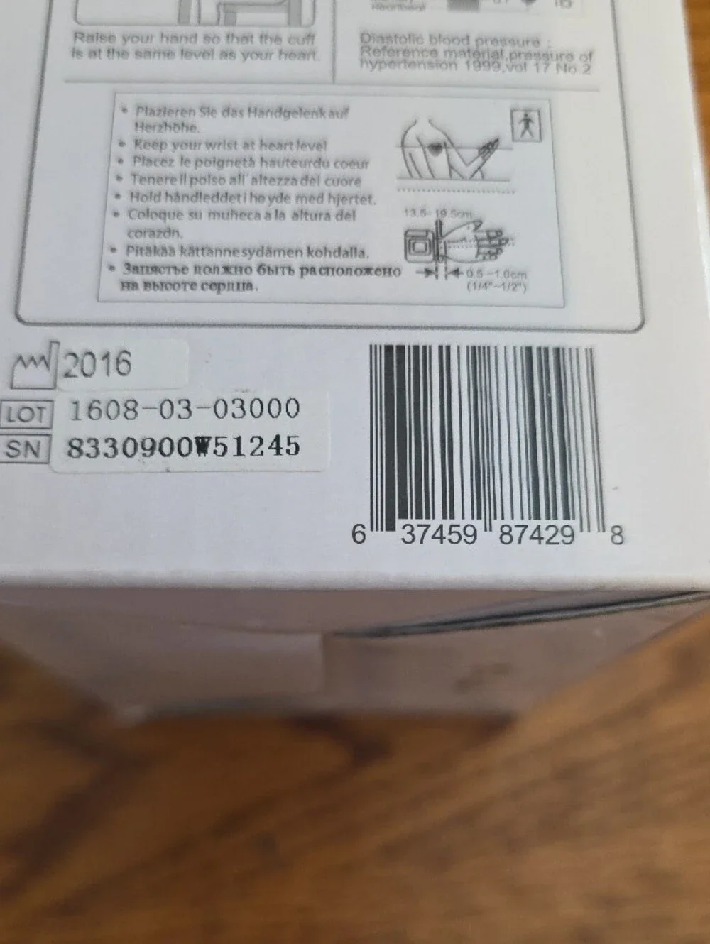 Generation Guard GM-500W Wrist Blood Pressure Monitor
